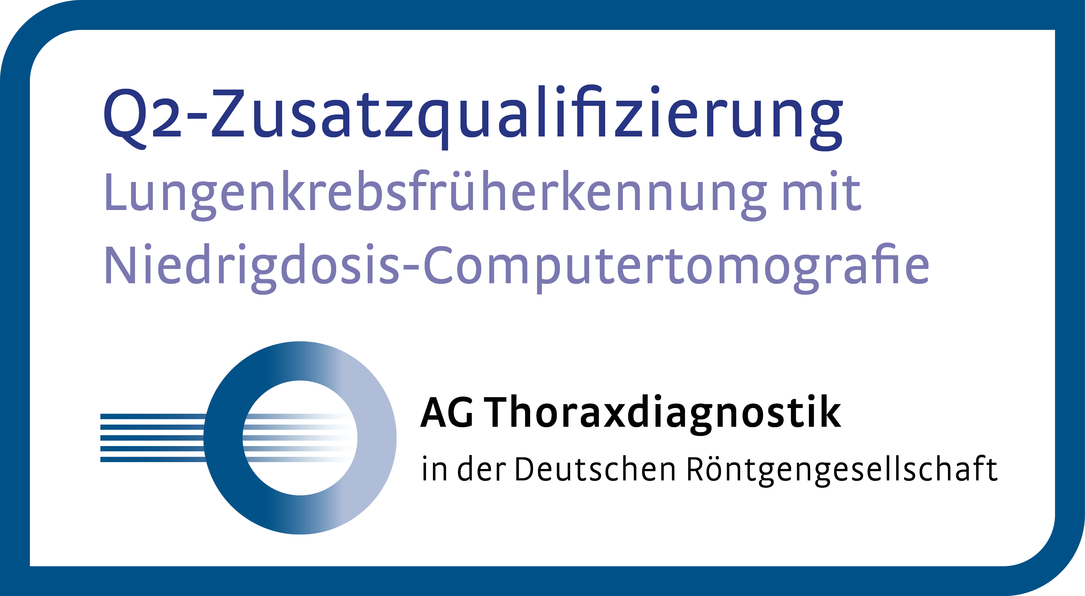 Q2 Zusatzqualifizierung Lungenkrebsfrüherkennung